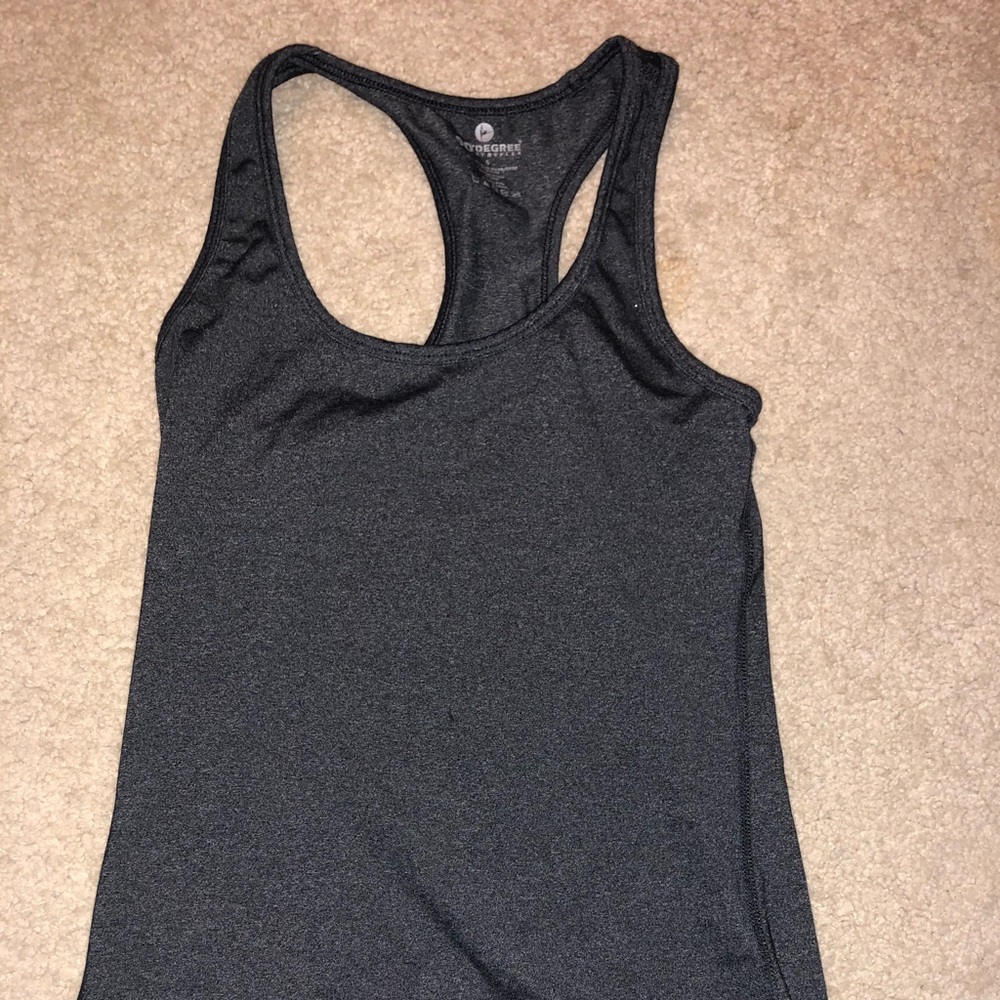 GREY WORKOUT TOP